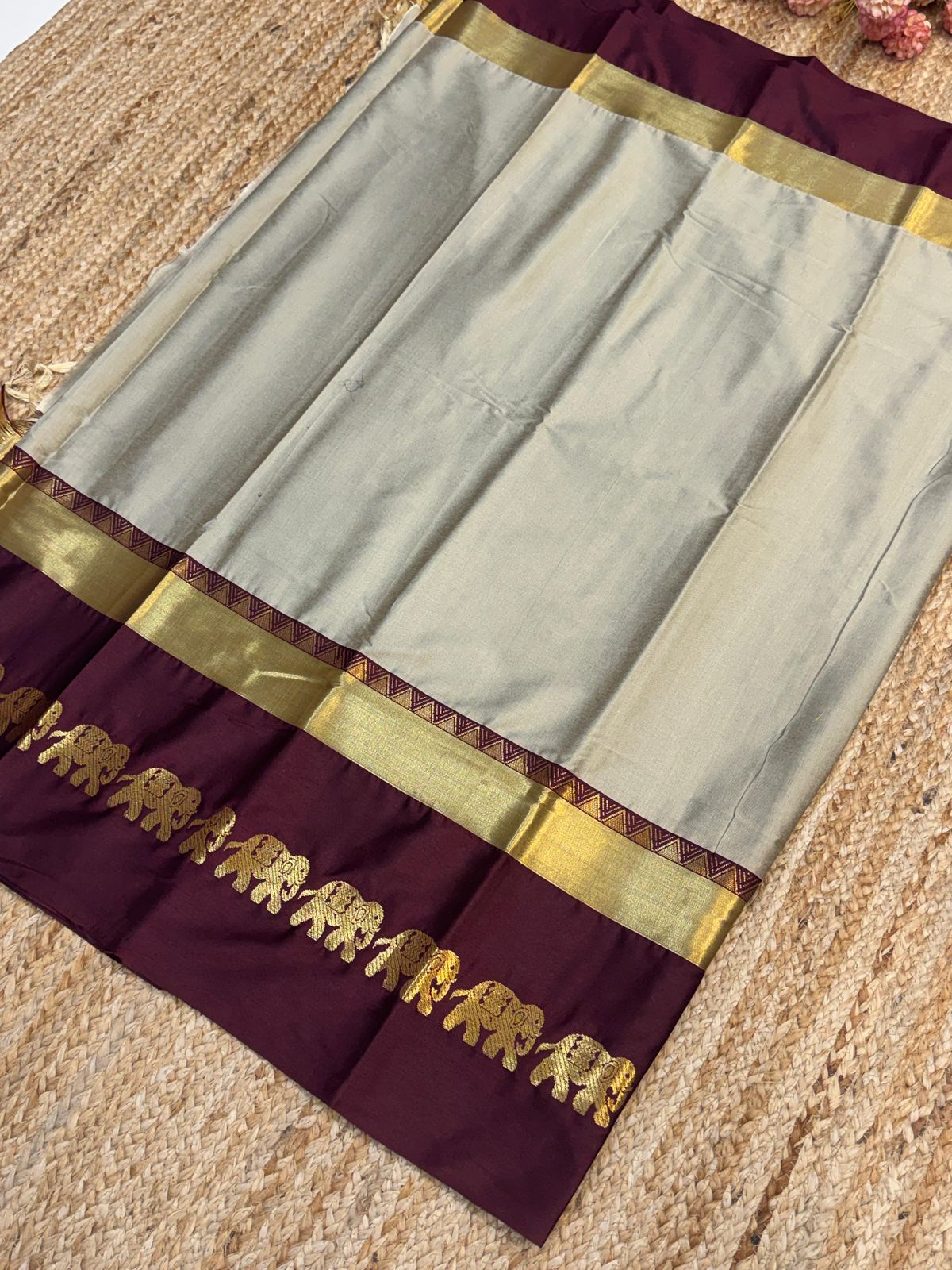 Cotton Silk Sarees with Jacquard Borders – 50 AED