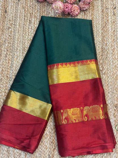 Cotton Silk Sarees with Jacquard Borders – 50 AED