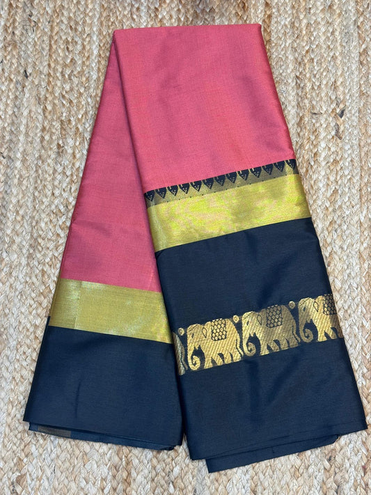 Cotton Silk Sarees with Jacquard Borders – 50 AED