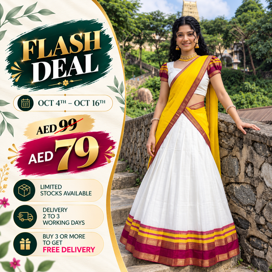 Mul Chanderi Cotton Readymade Dhavani