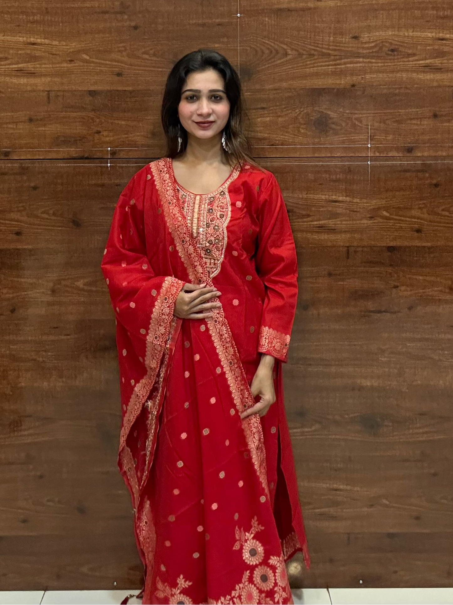 Georgette Chikenari Embroidered suits