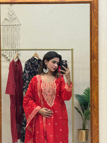Georgette Chikenari Embroidered suits