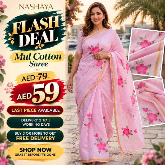 Mul Cotton Saree