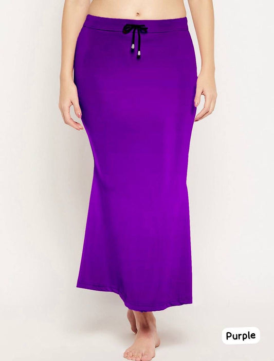 Fish Tail Shape-Wear Skirt – Perfect Fit, Perfect Curves - Purple