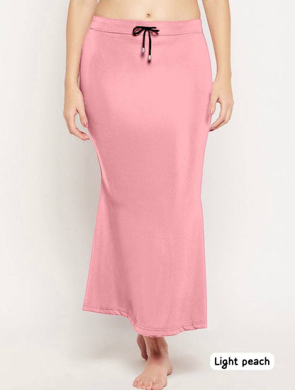 Fish Tail Shape-Wear Skirt – Perfect Fit, Perfect Curves - Light Peach