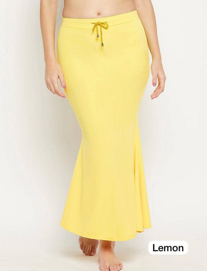 Fish Tail Shape-Wear Skirt – Perfect Fit, Perfect Curves - Lemon