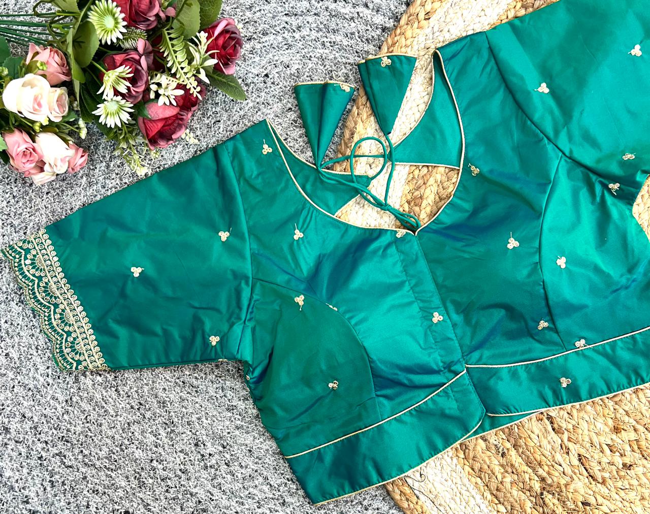 Soft Silk Ready Made Blouse – 50 AED