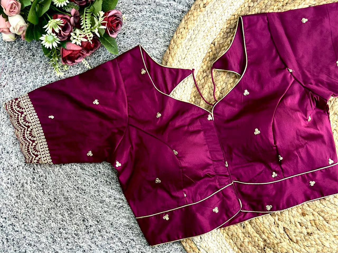 Soft Silk Ready Made Blouse – 50 AED