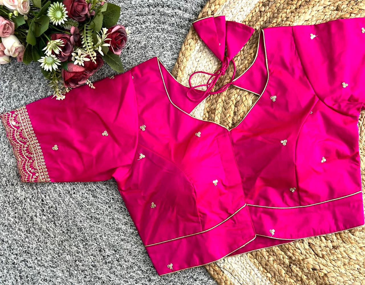 Soft Silk Ready Made Blouse – 50 AED