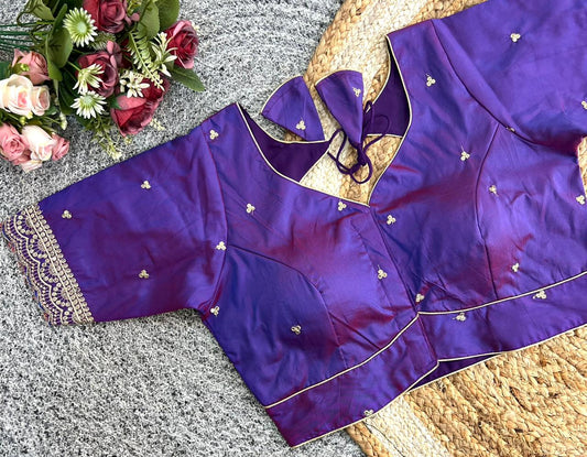 Soft Silk Ready Made Blouse – 50 AED