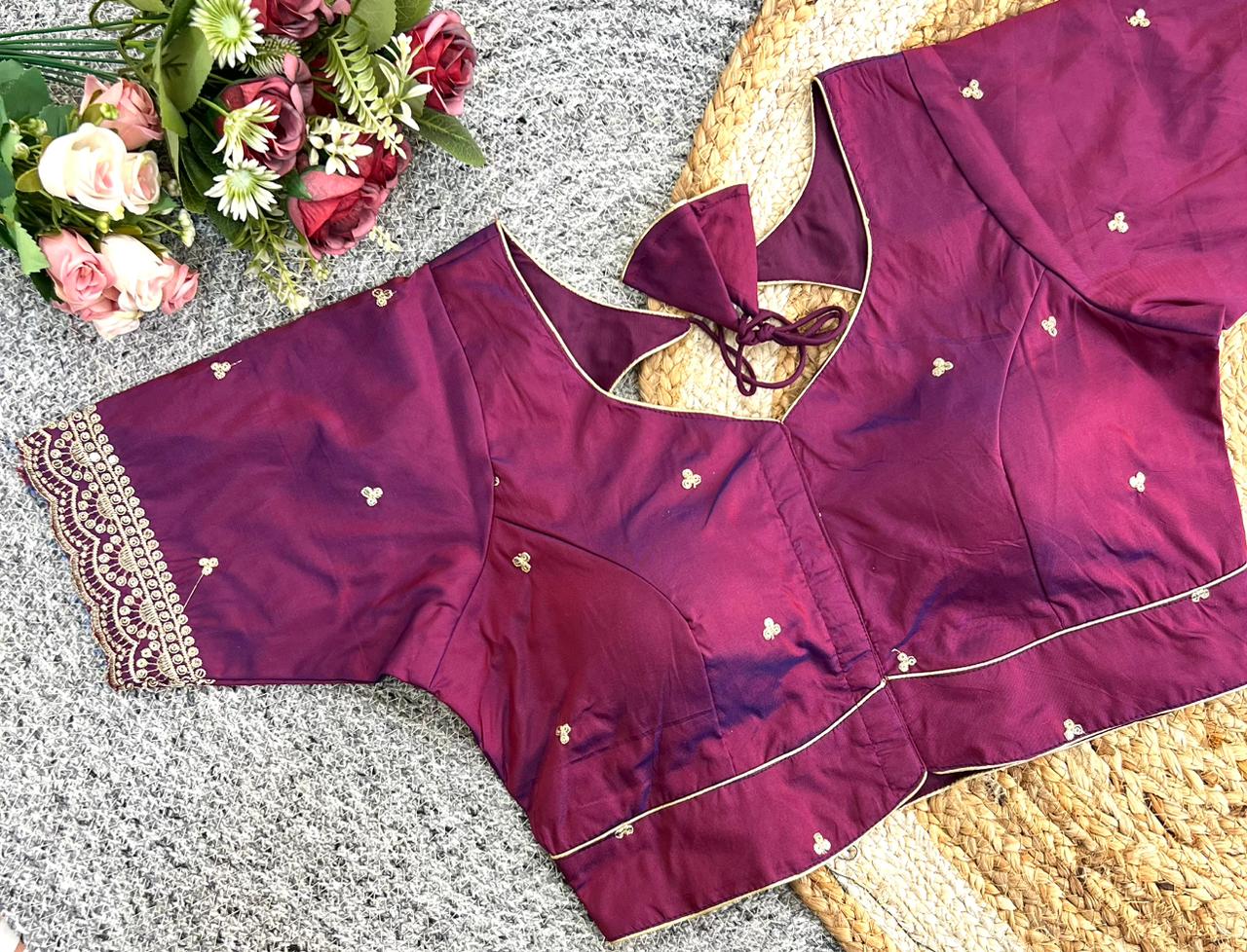 Soft Silk Ready Made Blouse – 50 AED