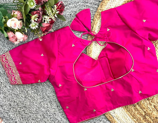 Soft Silk Ready Made Blouse – 50 AED