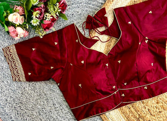 Soft Silk Ready Made Blouse – 50 AED