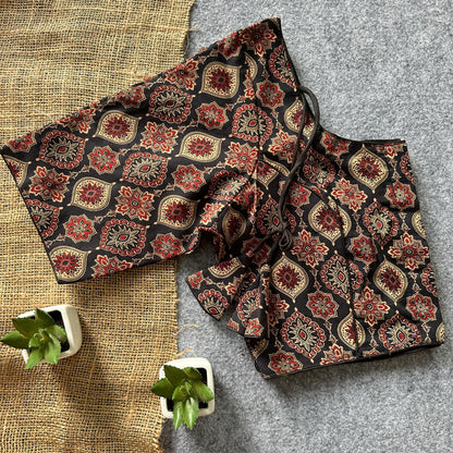 Ajrakh Cotton Ready Made Blouse – 50 AED