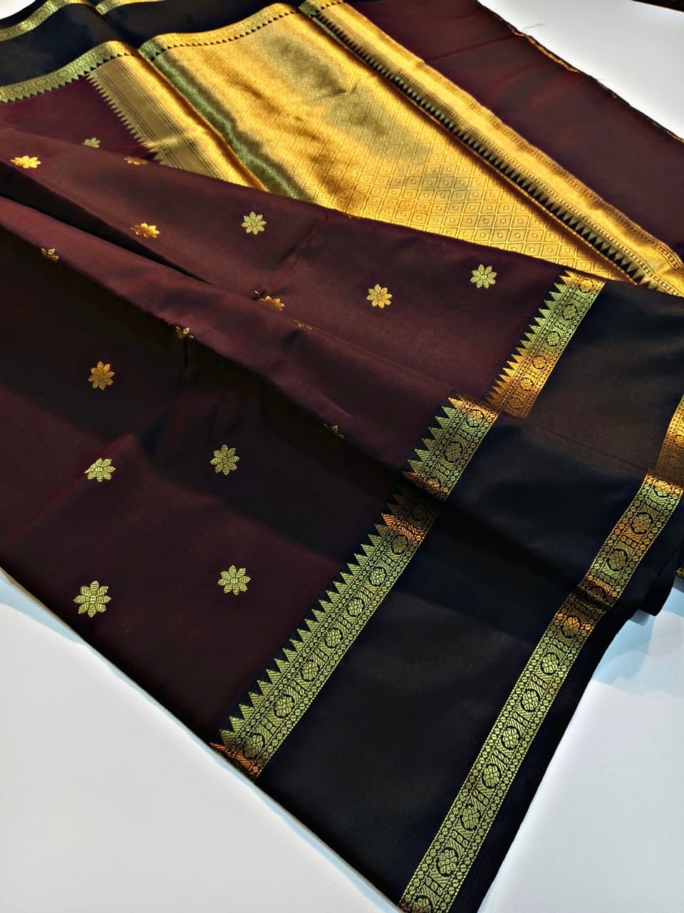 Semi Katan Silk Saree – 119 AED