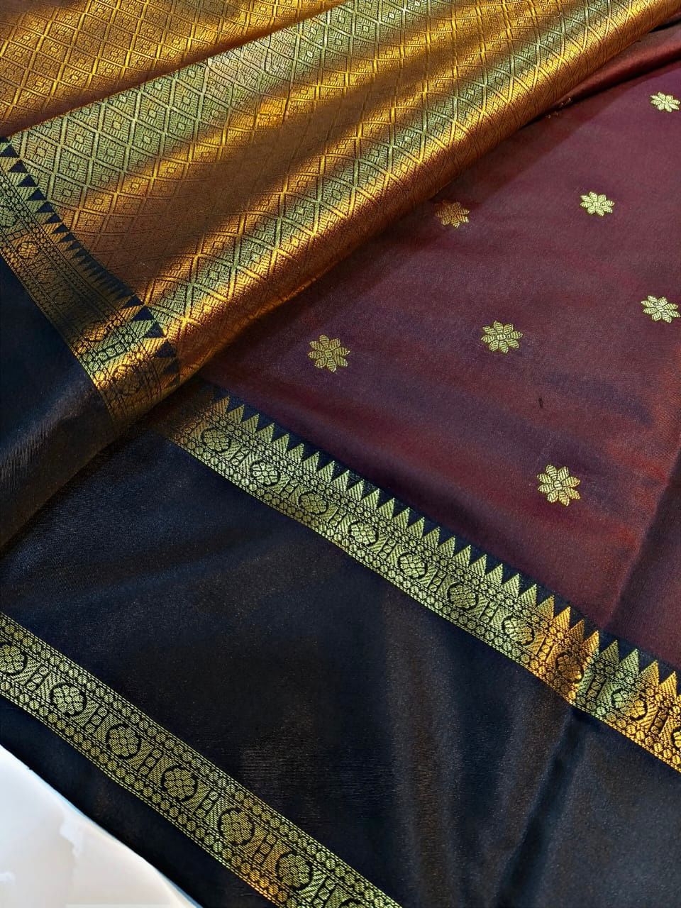 Semi Katan Silk Saree – 119 AED