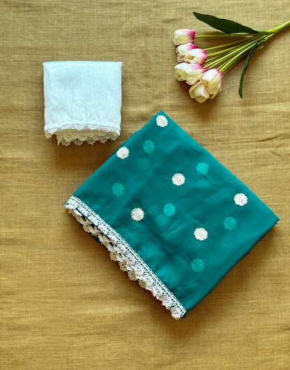 Georgette Embroidered Saree – 75 AED