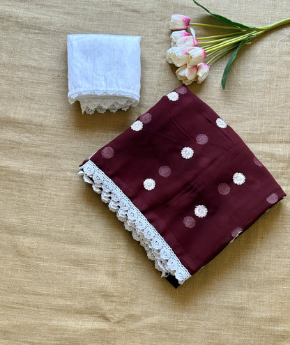 Georgette Embroidered Saree – 75 AED