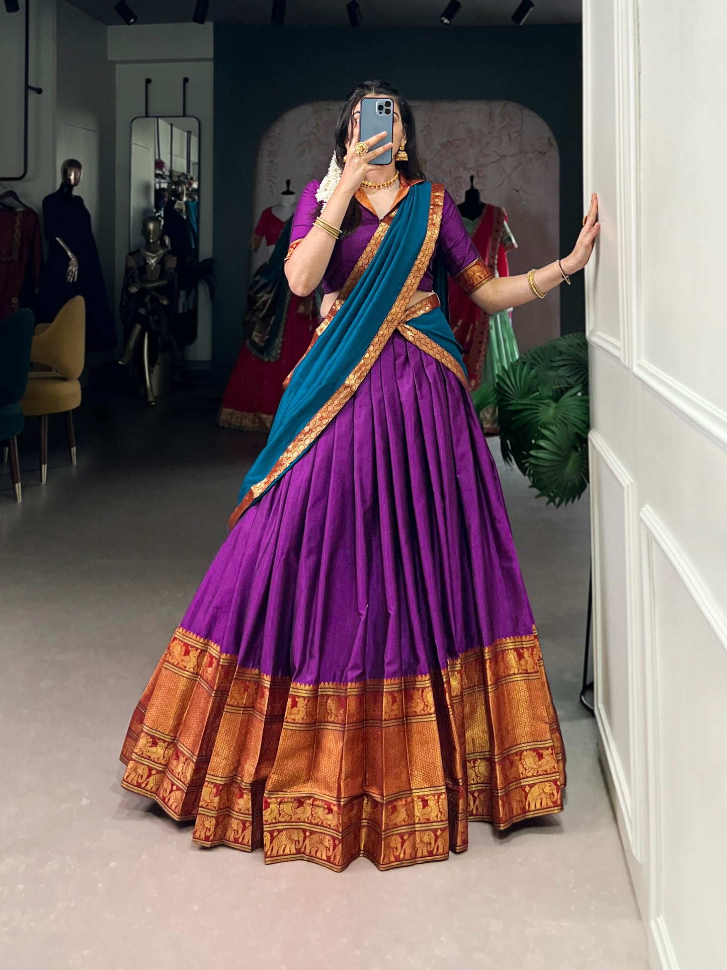 Readymade Dhavani Collections – 99 AED