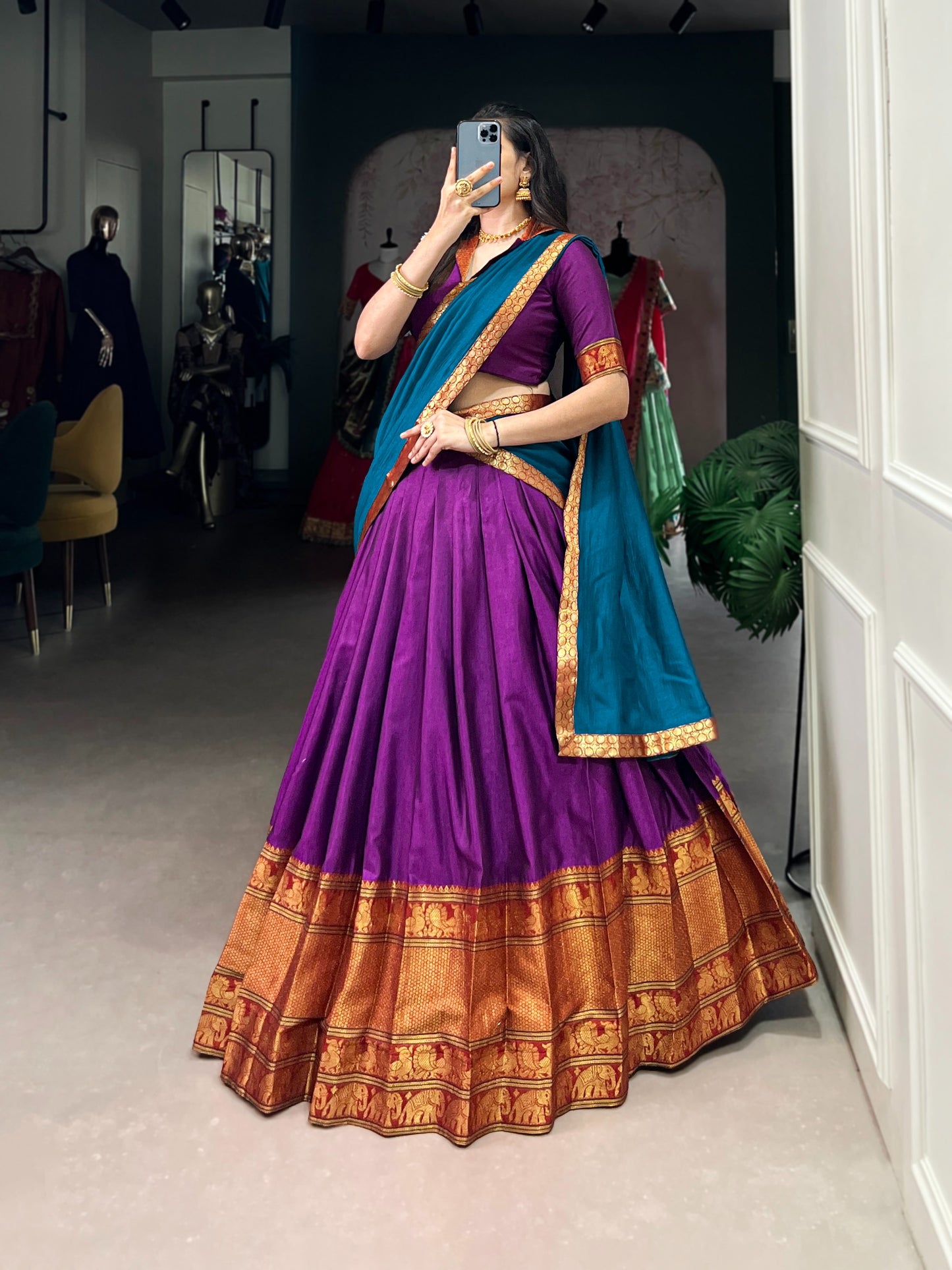 Readymade Dhavani Collections – 99 AED