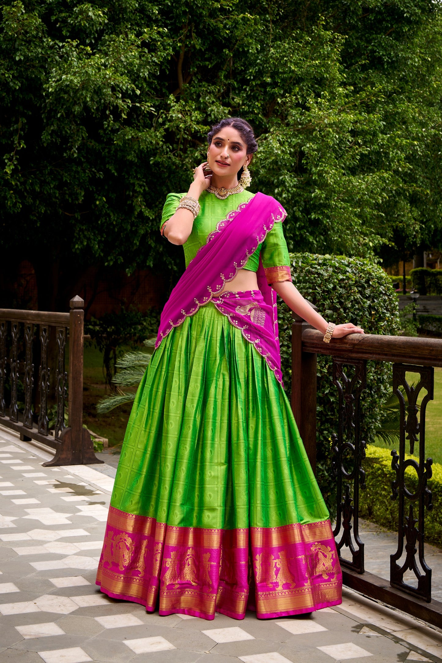Readymade Dhavani Collections – 119 AED