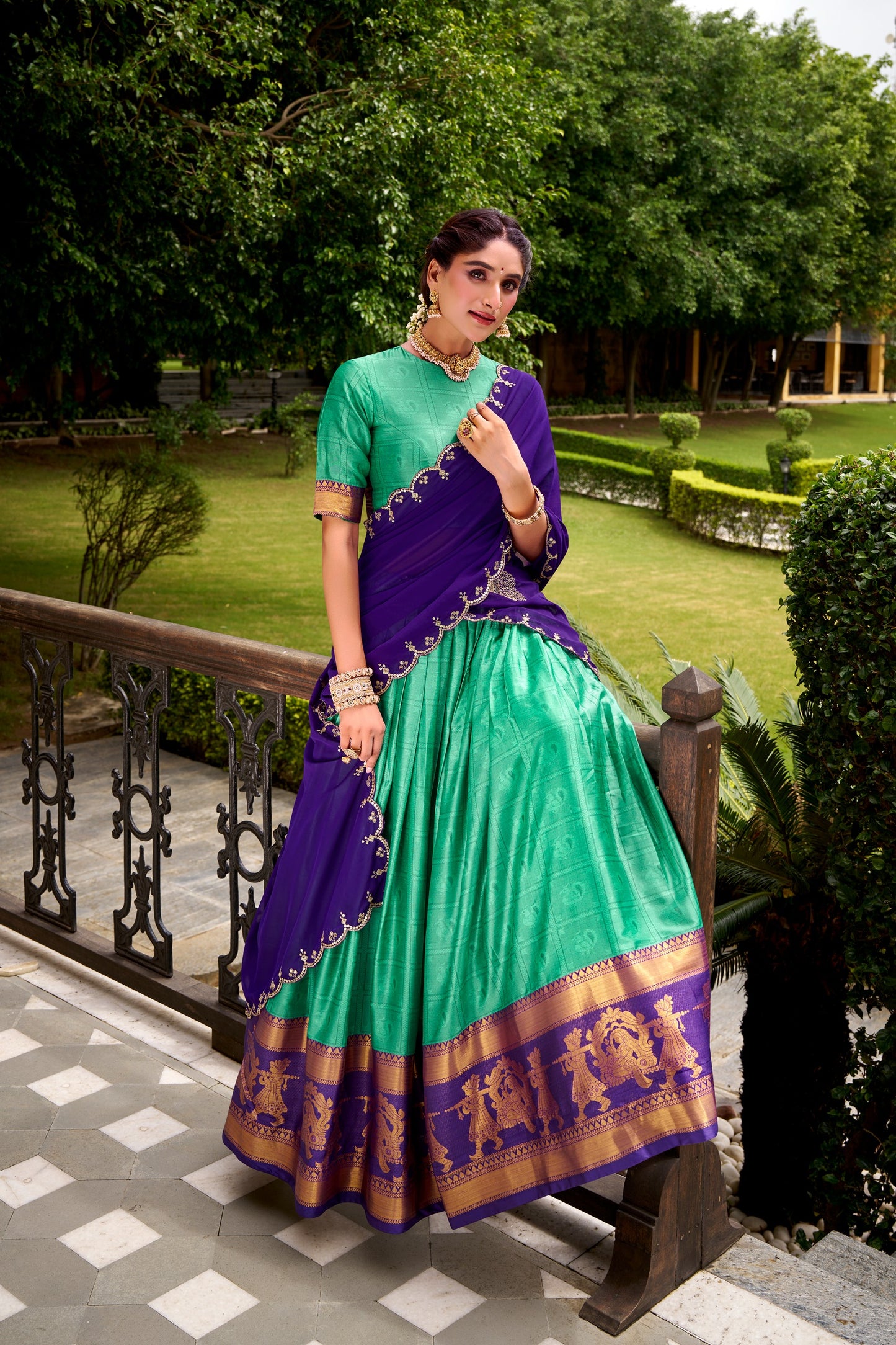 Readymade Dhavani Collections – 119 AED