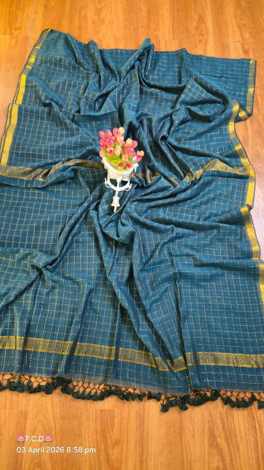 Soft 120 Count Mul Cotton Sarees – 79 AED