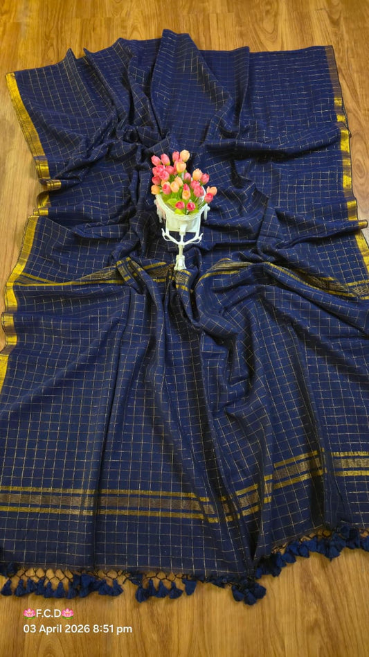 Soft 120 Count Mul Cotton Sarees – 79 AED