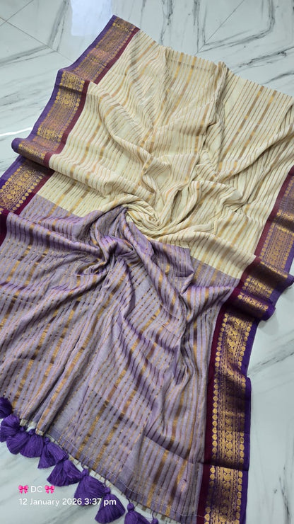 Soft 120 Count Mul Cotton Sarees – 99 AED
