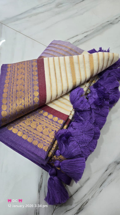 Soft 120 Count Mul Cotton Sarees – 99 AED