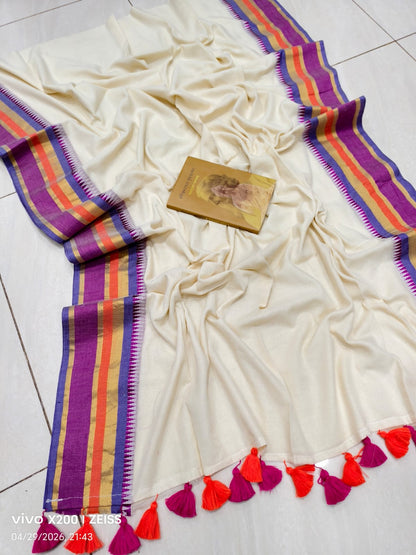 Soft 120 Count Mul Cotton Sarees – 79 AED