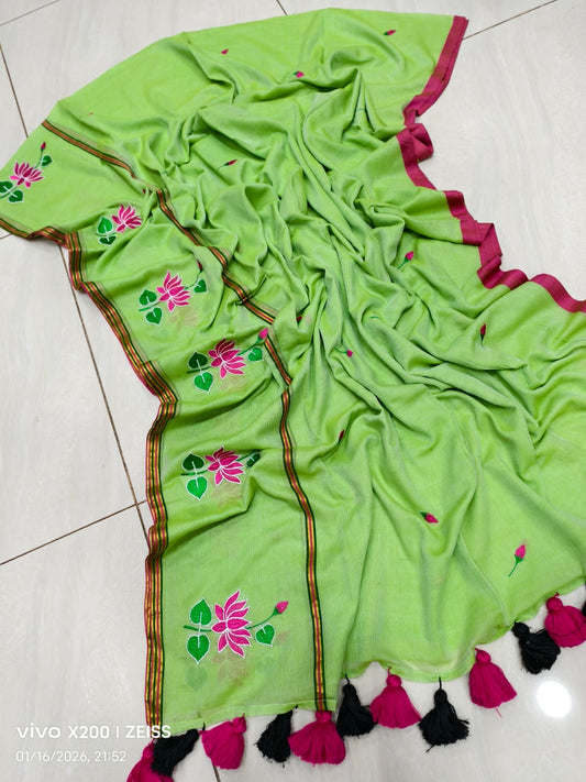 Soft 120 Count Mul Cotton Sarees – 99 AED