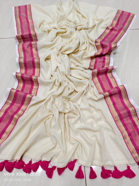 Soft 120 Count Mul Cotton Sarees – 79 AED