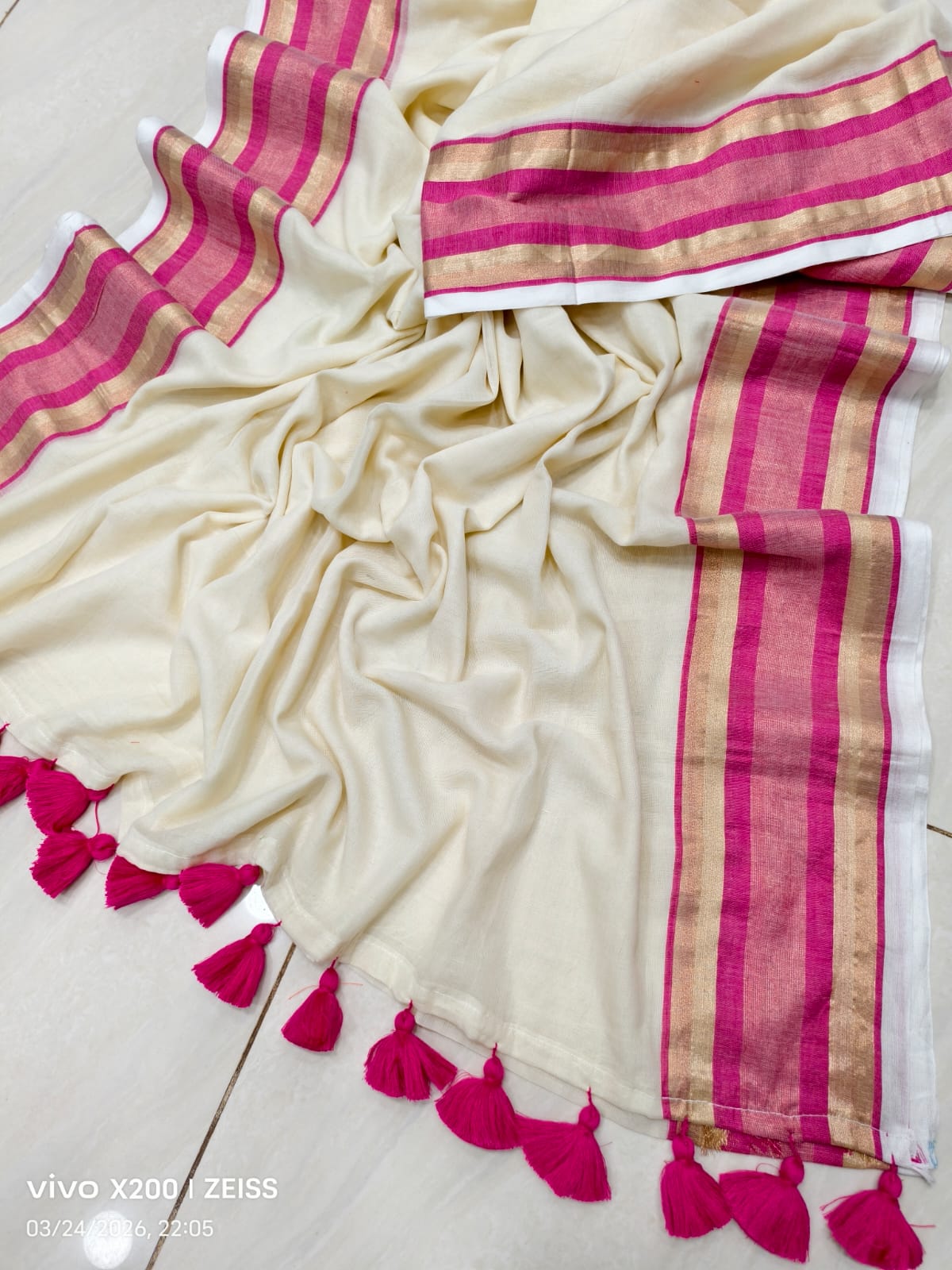 Soft 120 Count Mul Cotton Sarees – 79 AED