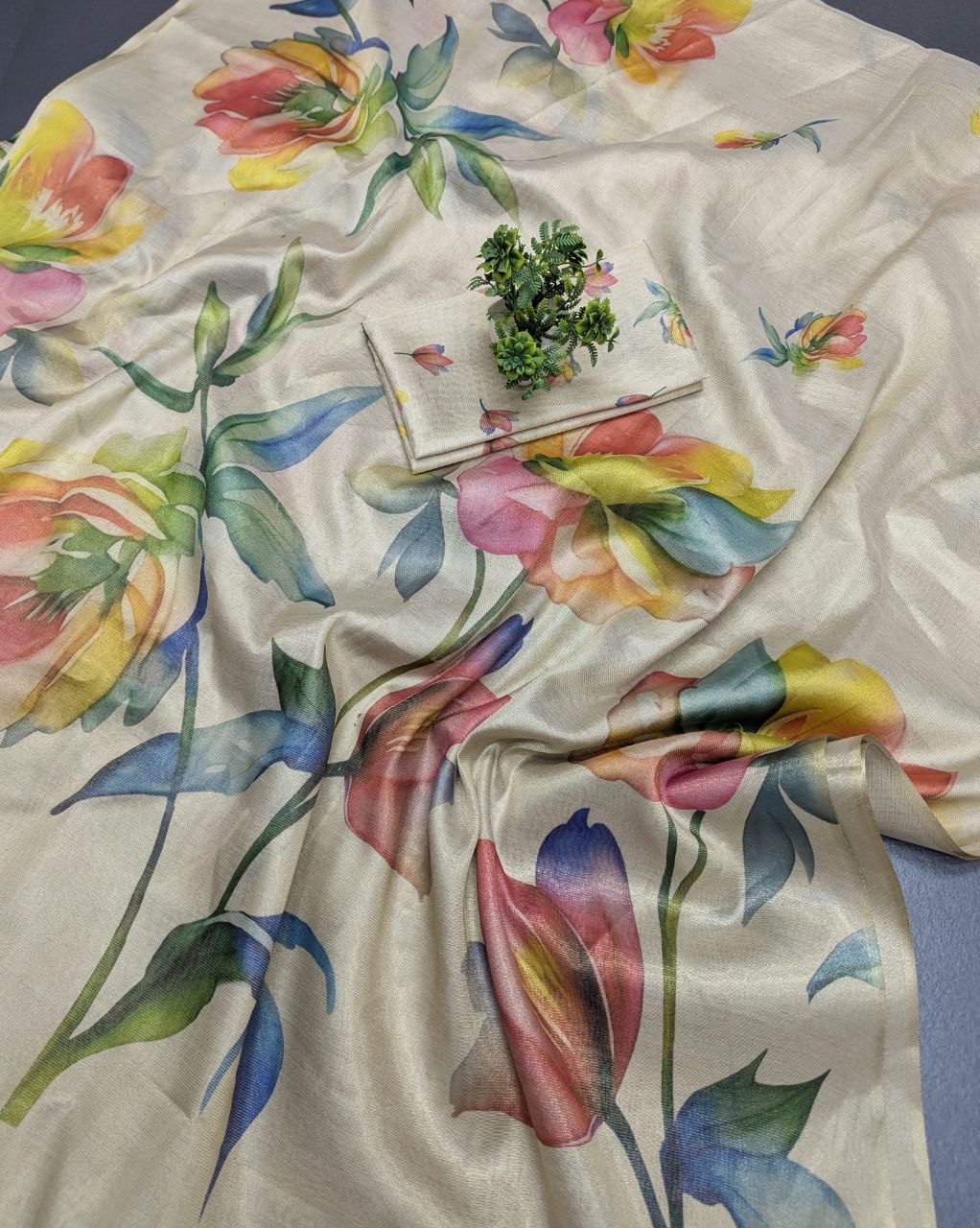 Linen Tissue Silk Sarees – 65 AED
