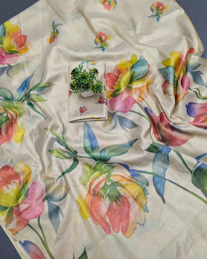 Linen Tissue Silk Sarees – 65 AED