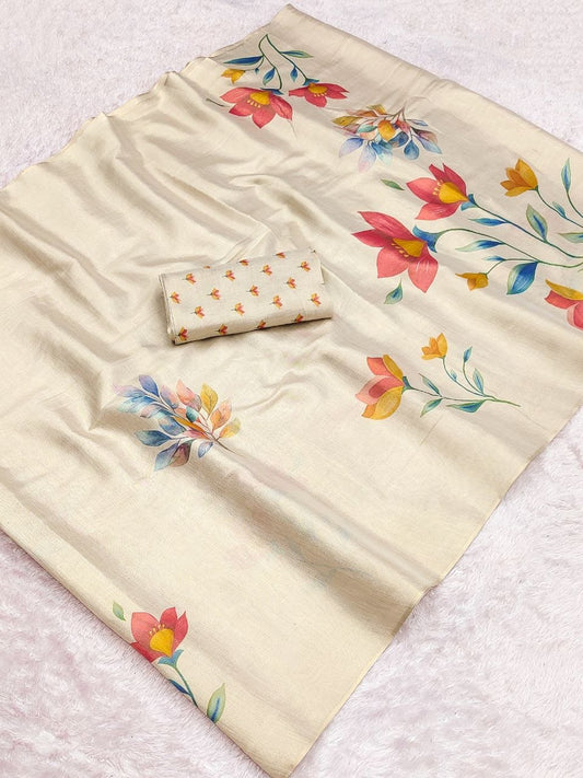 Linen Tissue Silk Sarees – 65 AED