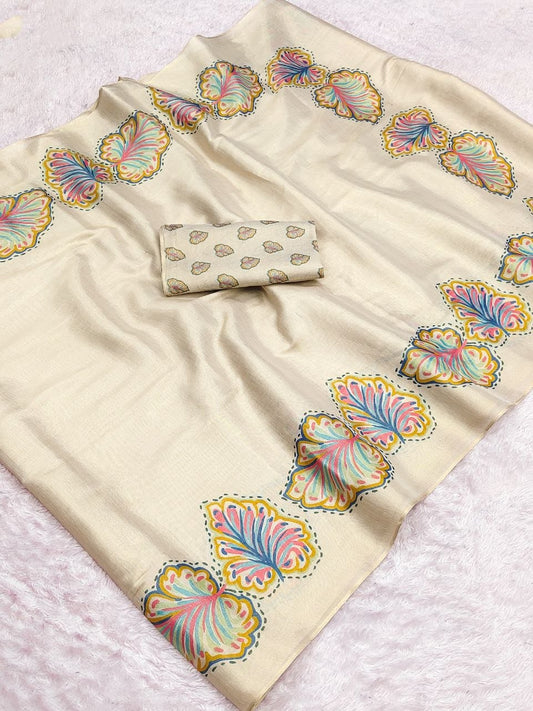 Linen Tissue Silk Sarees – 65 AED