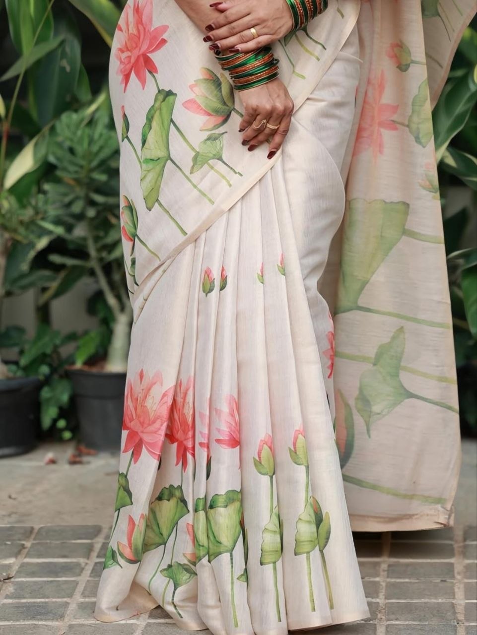 Linen Tissue Silk Sarees – 65 AED