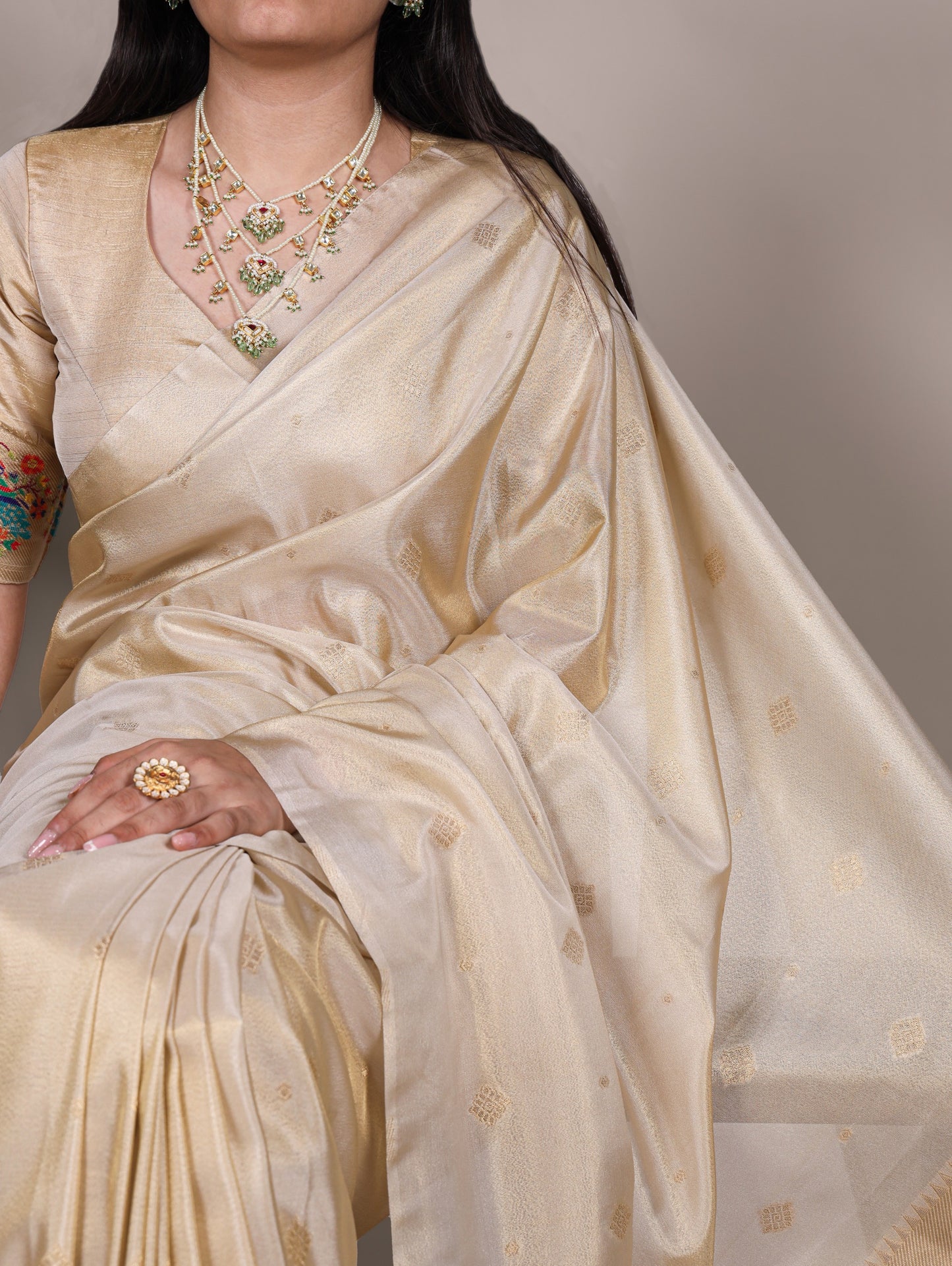 Tissue Silk Paithani Designer Sarees – 125 AED