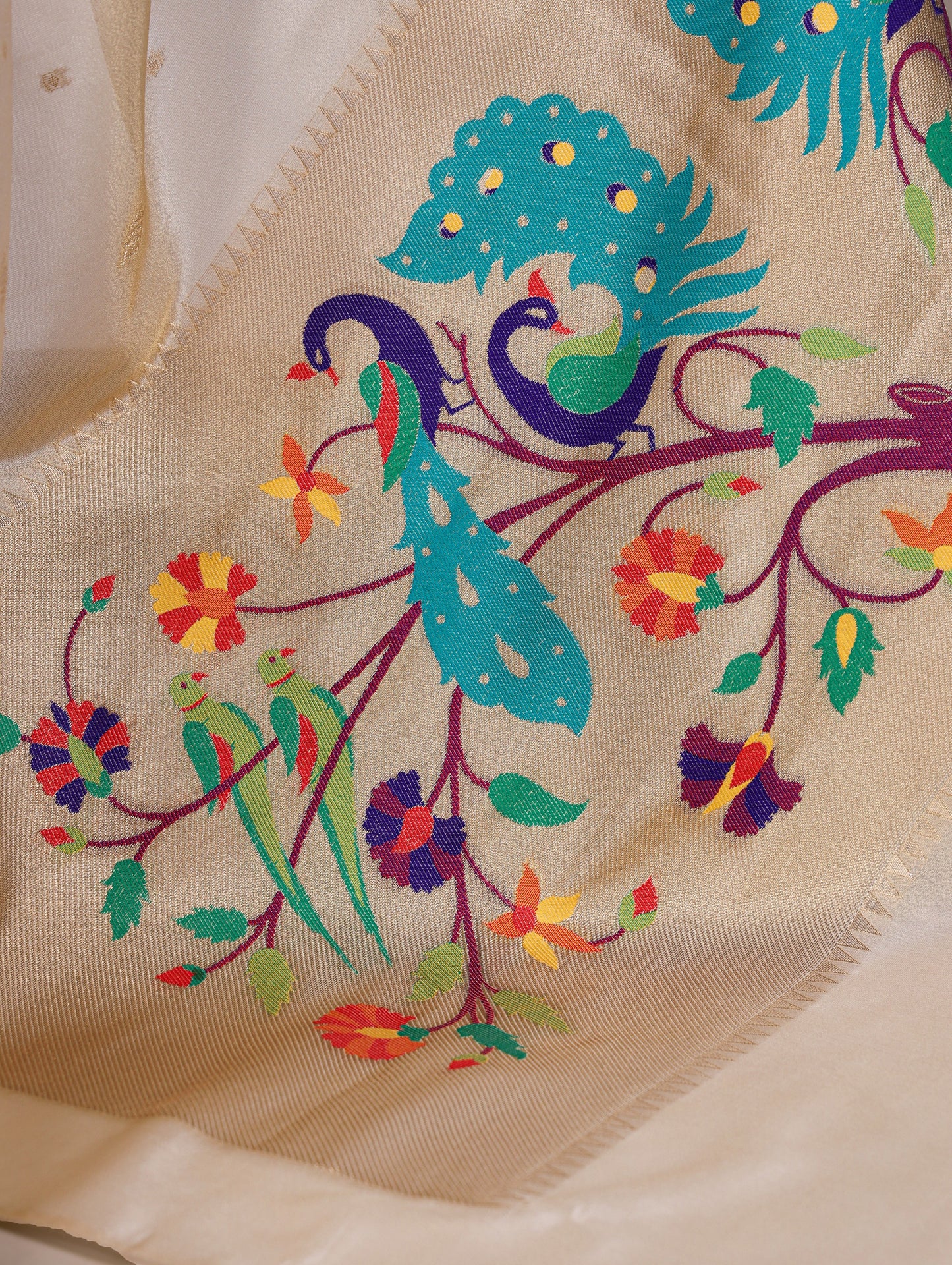 Tissue Silk Paithani Designer Sarees – 125 AED