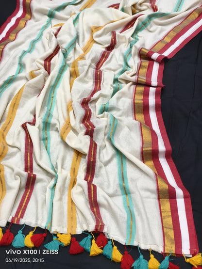 Soft 120 Count Mul Cotton Sarees – 79 AED