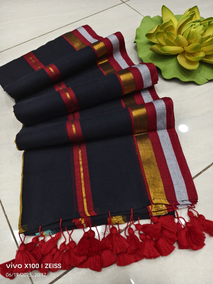Soft 120 Count Mul Cotton Sarees – 79 AED
