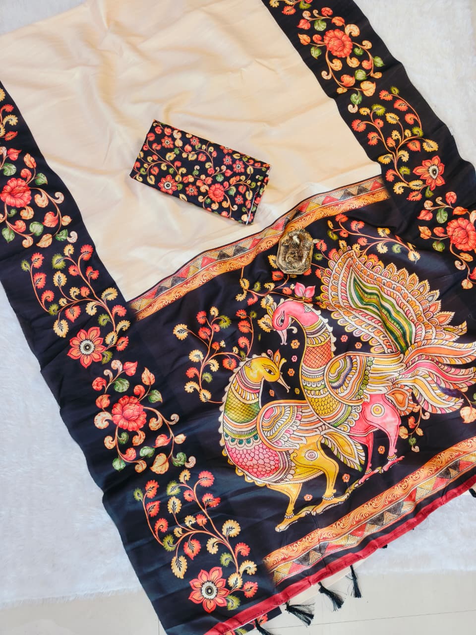 Semi Tussar Silk Sarees – 69 AED