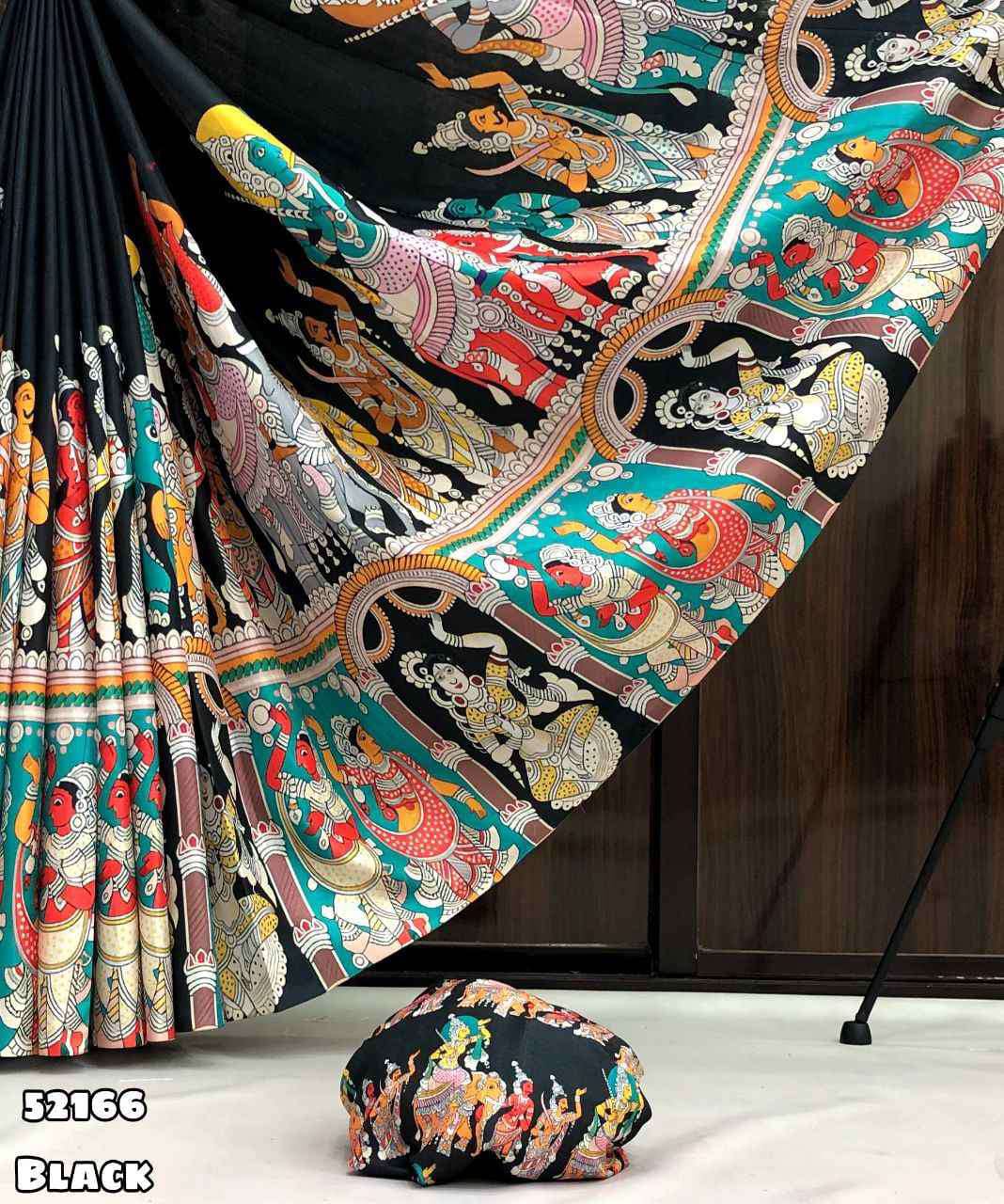 Semi Tussar Silk Sarees – 69 AED BLACK