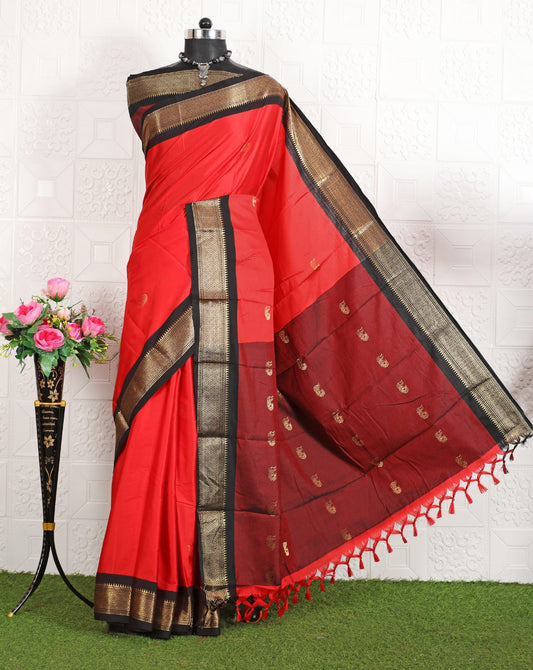 Cotton Silk Sarees with Jacquard Borders – 50 AED