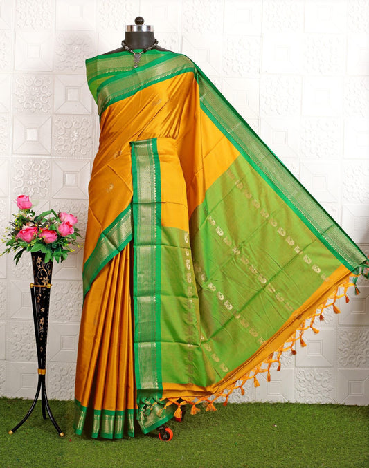 Cotton Silk Sarees with Jacquard Borders – 50 AED