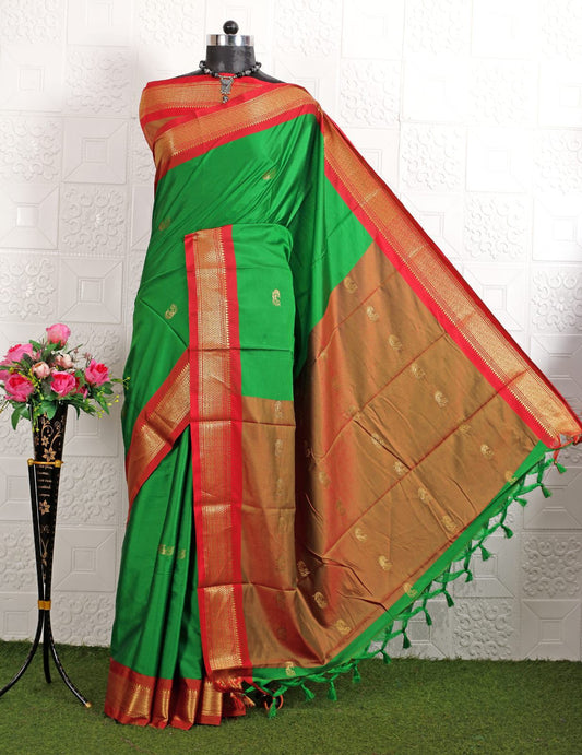 Cotton Silk Sarees with Jacquard Borders – 50 AED