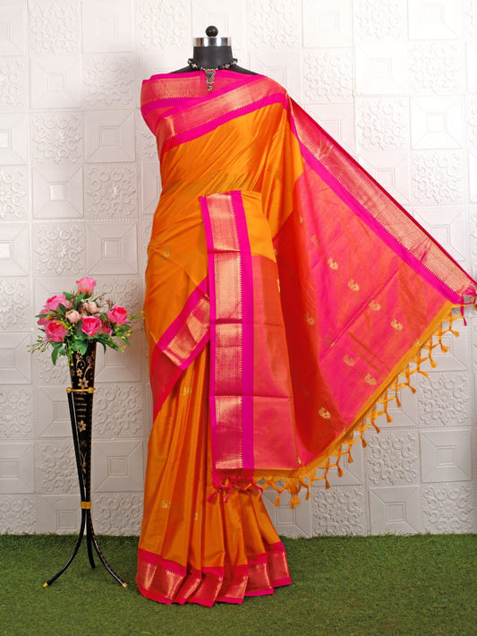 Cotton Silk Sarees with Jacquard Borders – 50 AED