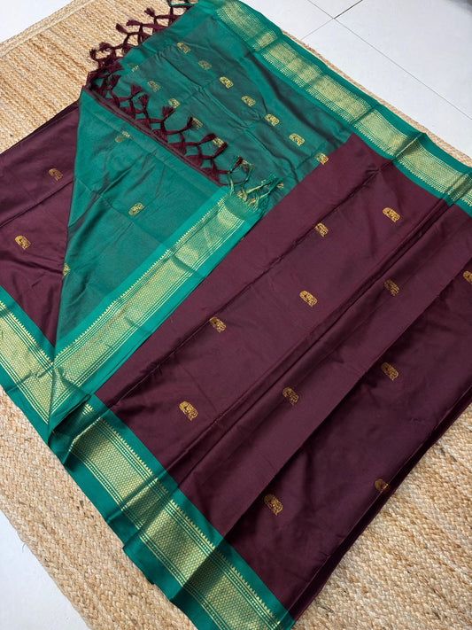 Cotton Silk Sarees with Jacquard Borders – 50 AED